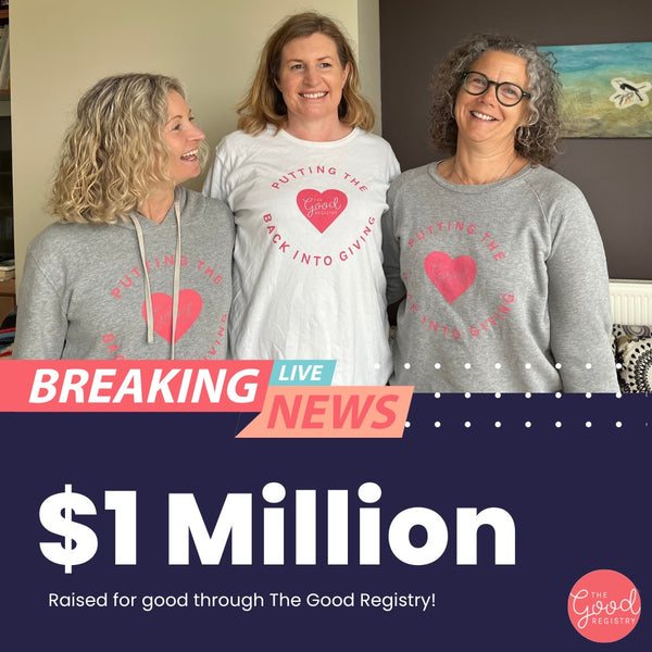 BREAKING NEWS - One million dollars for Good!