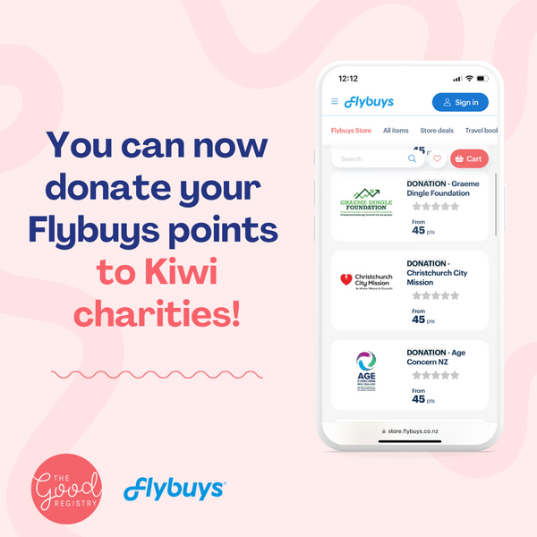 You can now use your Flybuys points for GOOD