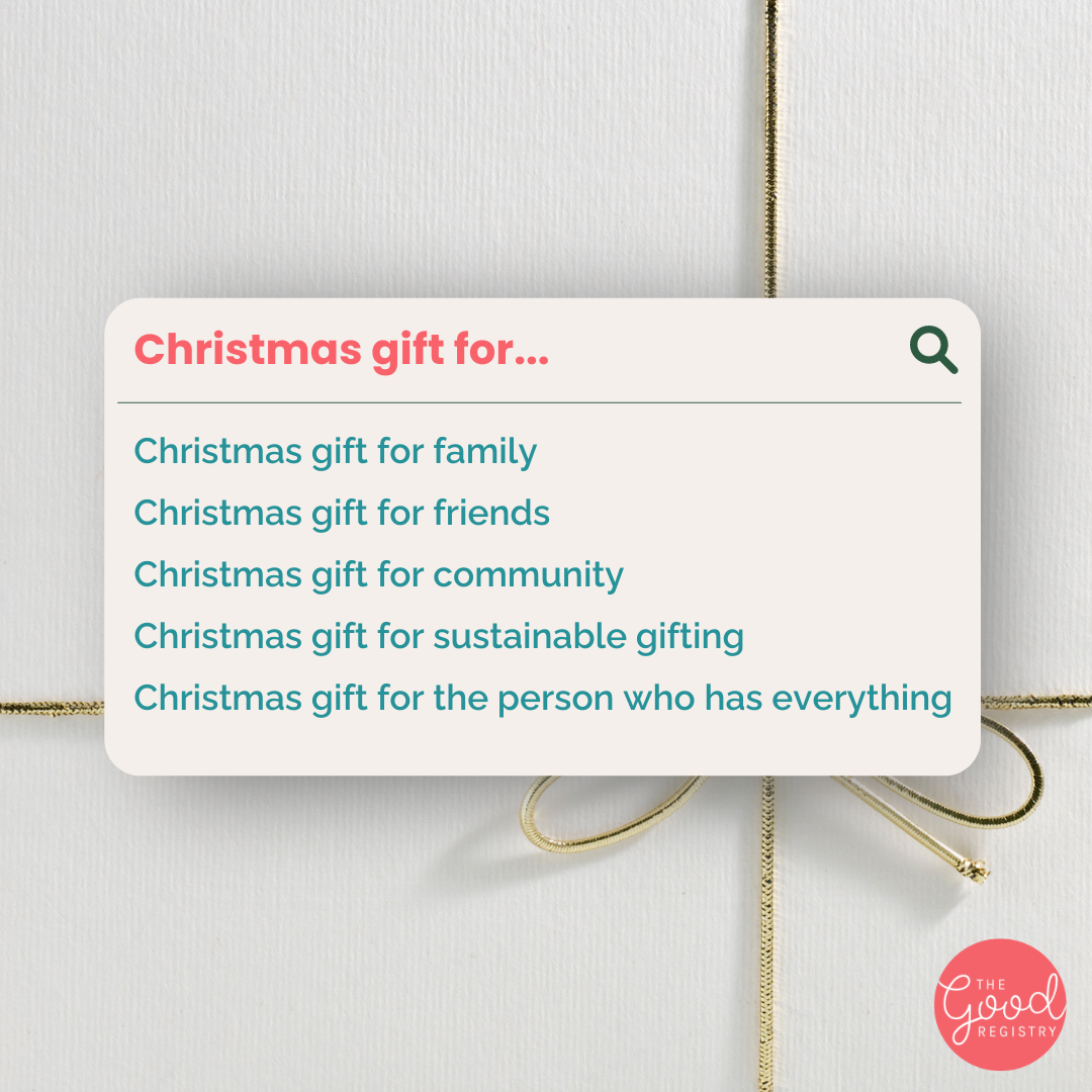 Christmas search for gifts social tile